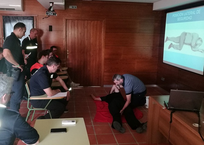La formación es uno de los aspectos fundamentales que permiten a los equipos profesionales del Ayuntamiento afrontar situaciones de emergencia.