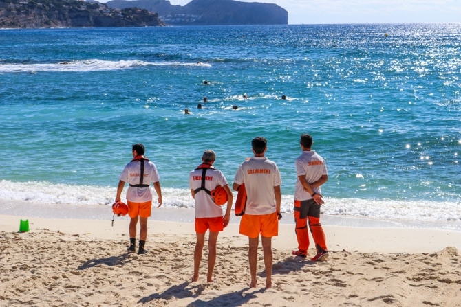 Efectivos de SVS en una imagen de archivo.