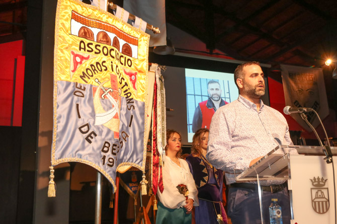 Presidente de la Asociación de Moros y Cristianos de Benissa, Juan Miguel Ortolà Ferrer.