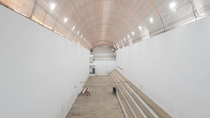 El trinquet de Benissa también es conocido como la "catedral de la pilota".