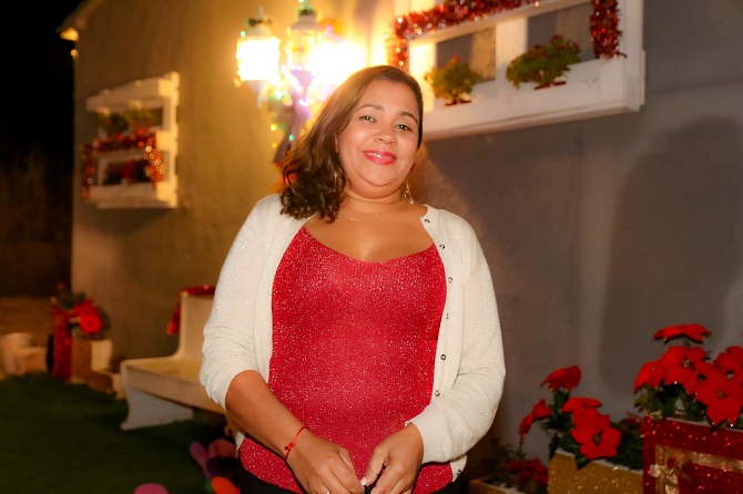 Edy, es la presidenta de la Asociación de tejo la Bellita en Benissa