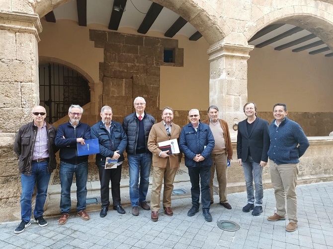 Junta Directiva de Demòcrates Valencians durante su reunión en Benissa.