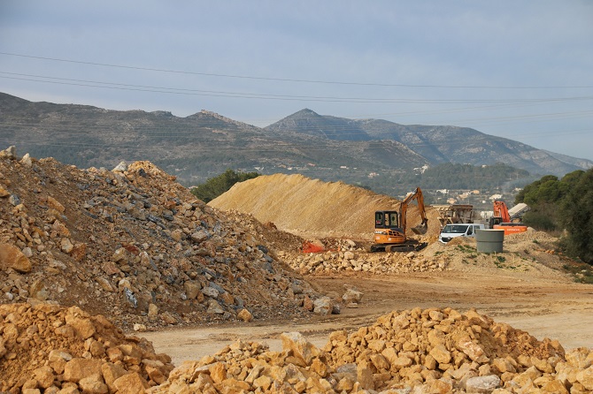 Las obras de la variante se paralizan...