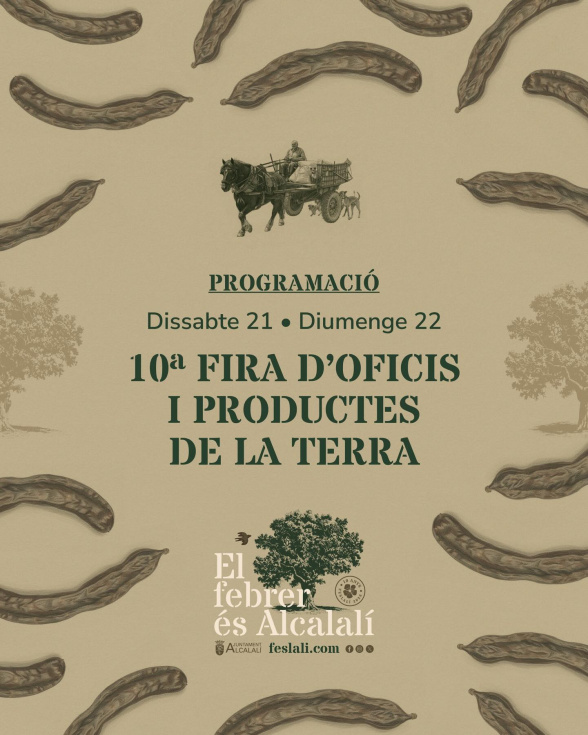 Alcalalí celebra la 10ª Fira d’Oficis i Productes de la Terra dentro del Feslalí 2026