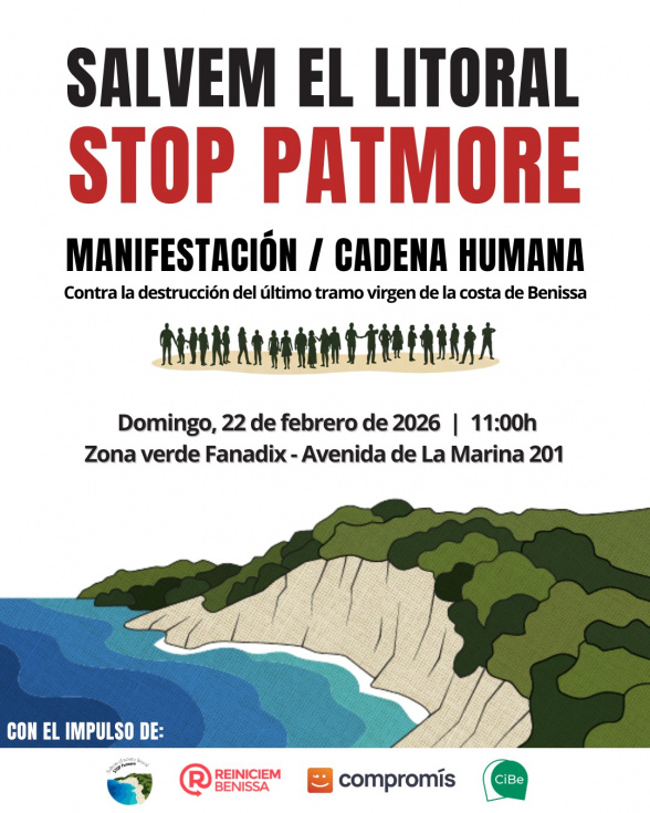 Convocan una cadena humana en Benissa en relación con el proyecto urbanístico previsto en el Tossal de l’Asprar