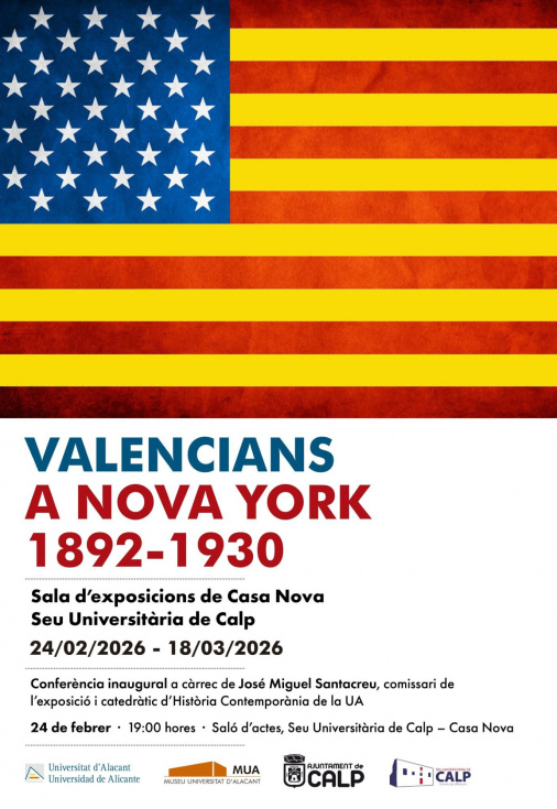 Calp acoge la exposición 'Valencians a Nova York (1892-1930)' sobre la emigración valenciana a Estados Unidos