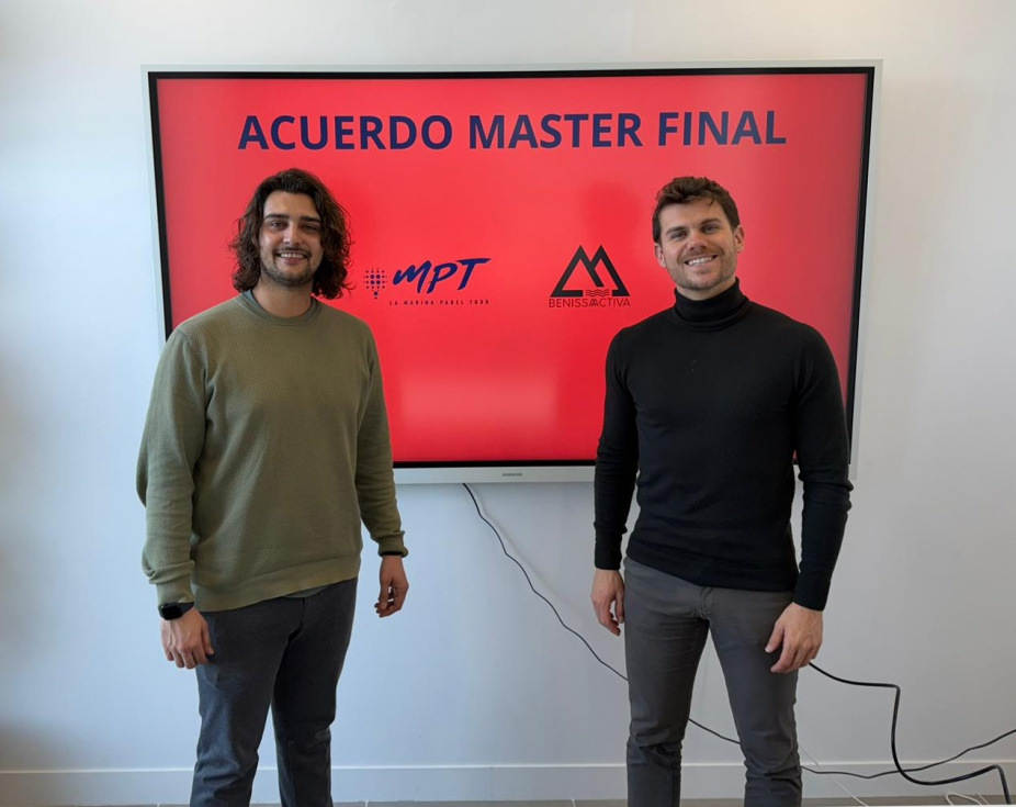 Benissa acogerá el Máster Final del Marina Padel Tour en la futura Ciudad del Pádel