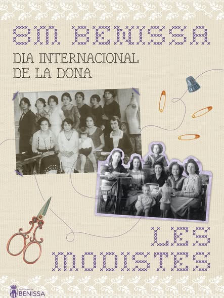 Benissa inaugura la exposición “Les modistes” para homenajear a las modistas del municipio con motivo del 8M