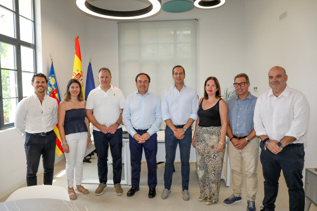 visita juanfran pérez llorca Benissa corporación