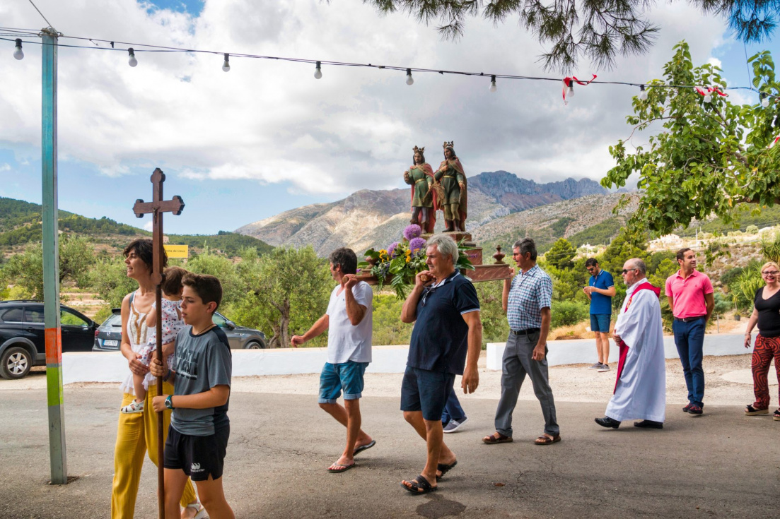 Las fiestas de Lleus llenarán de tradición, música y convivencia la partida de Benissa del 24 al 26 de julio