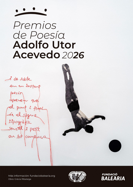 La Fundación Baleària y la Casa de Andalucía convocan la XXVI edición del Premio de Poesía Adolfo Utor Acevedo