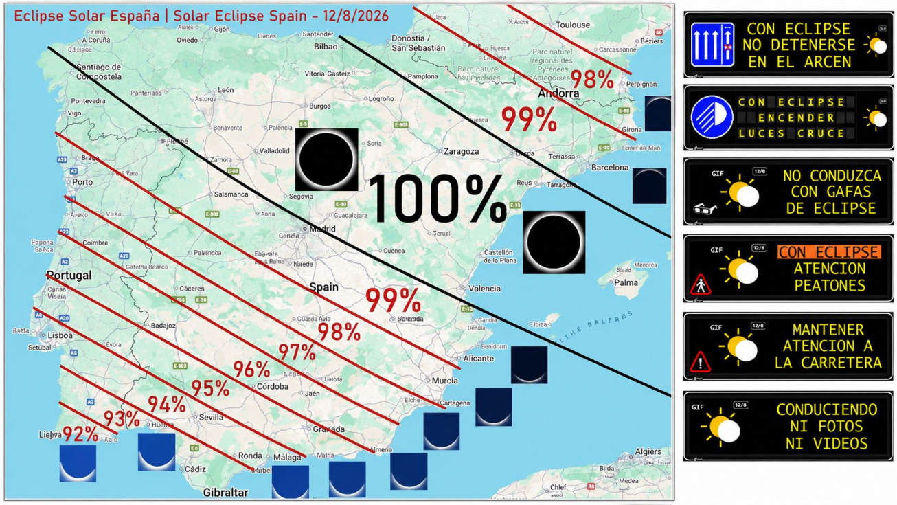 ¿Te pillará el eclipse al volante? Esto es lo que debes hacer si vas a conducir el 12 de agosto