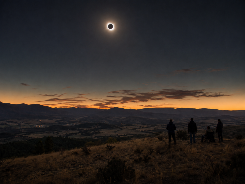 Benissa rozará la oscuridad total este 12 de agosto: horarios y claves para ver el eclipse con seguridad