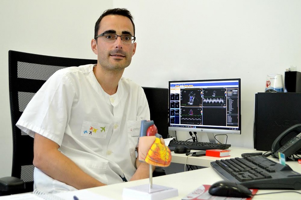 Alfonso Valle, jefe de Cardiología del Hospital de Dénia