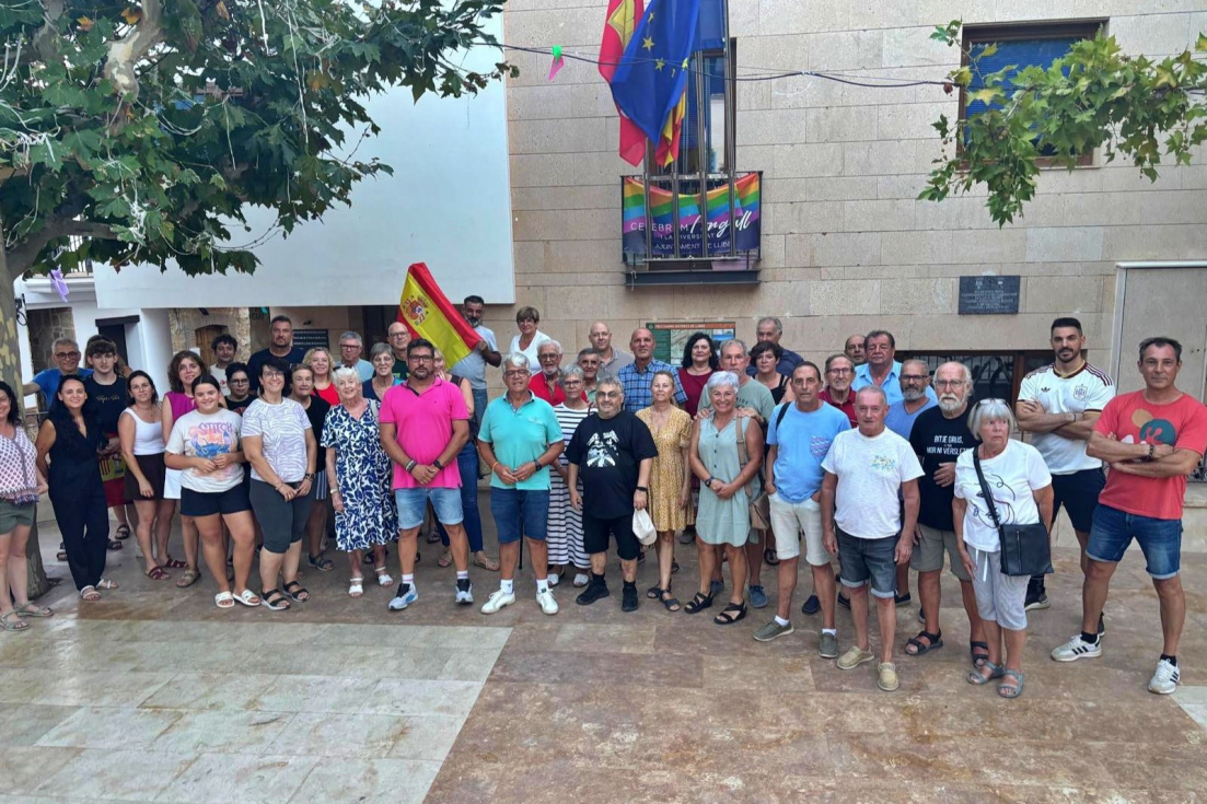 El interior de la Marina Alta muestra su apoyo a Ceuta desde Llíber