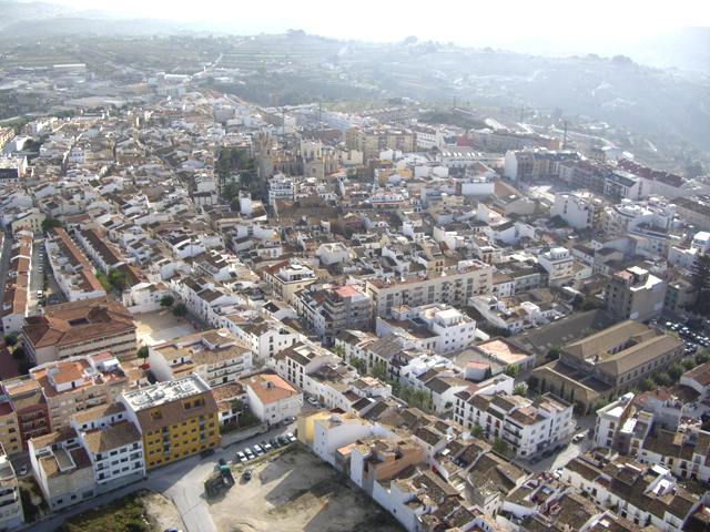 Imagen aérea de Benissa