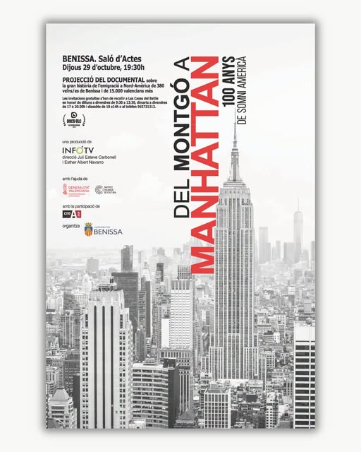 Benissa recupera la historia de sus 380 emigrantes a Norteamérica con ‘Del Montgó a Manhattan’