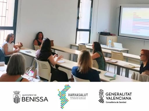 Participantes en una sesi&oacute;n de la Mesa Intersectorial de Salud de Benissa
