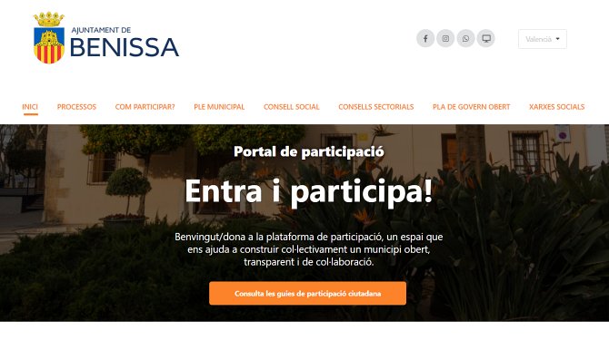 Portal de Participación Ciudadana en Benissa