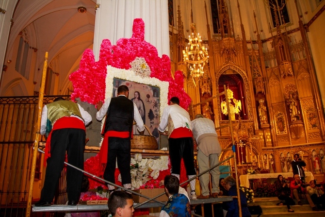 La Ofrenda de Flores en Benissa congrega cada año un número importante de participantes.