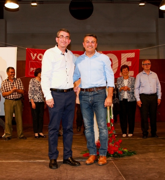 José Chulvi mostró su apoyo incondicional a Manolo Juan.