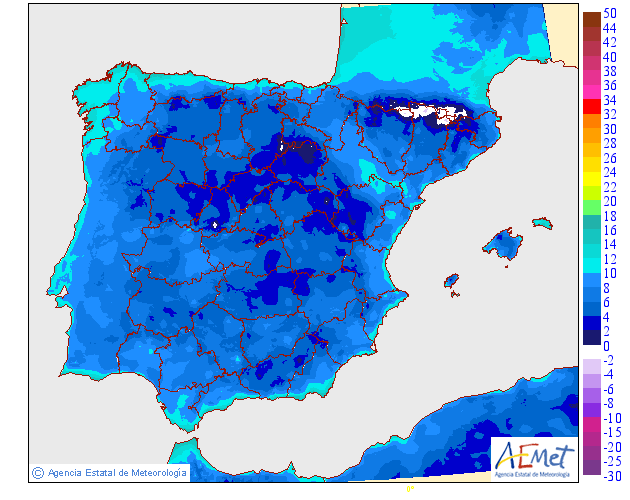 Llegada brusca del tiempo invernal