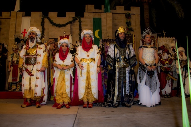 Francisco Martínez Córdoba Embajador Moro y Javier Ortola Noguera Capitán Cristiano.