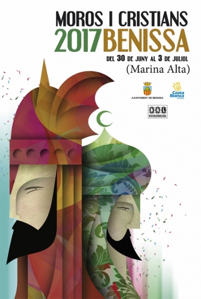 Cartel Moros y Cristianos Benissa 2017