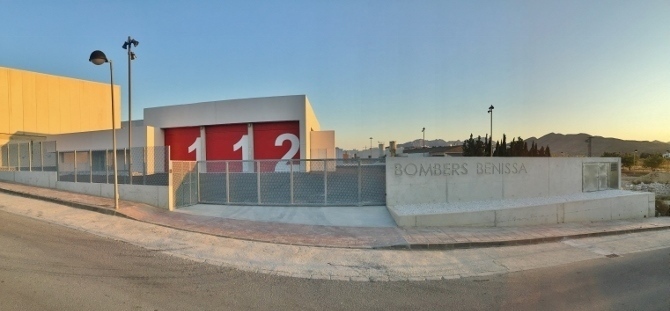 Parque Auxiliar de Bomberos en Benissa